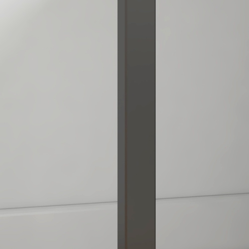 HOMCOM 47" Computer Desk Writing Table Workstation with Multi-Use Reversible File Drawers Metal Frame Home Office Furniture, Black