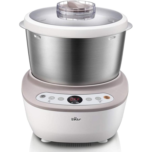 Bear HMJ-A35Q3 Dough Maker with Ferment Function, Microcomputer Timing, Face-up Touch Panel, 3.5Qt, 304 Stainless Steel