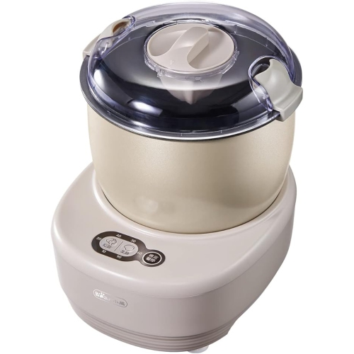 Machine à pâte électrique Bear avec fonction de fermentation, 3,5&nbsp;L, abricot, marmite antiadhésive, minutage de microprocesseur, HMJ-A35Q3