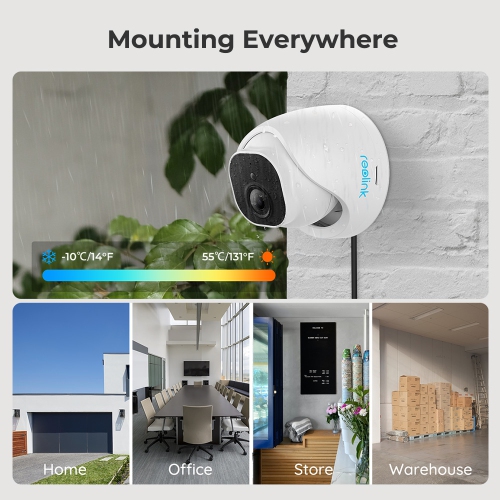 Reolink 5MP 8-Channel PoE Security Camera System, 2TB HDD Built-in, Person/Vehicle Detection, No Subscription Fee