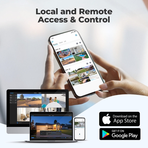 Reolink – Enregistreur vidéo réseau 4K à 8 canaux, prise en charge jusqu'à 12 Mpx, alimentation par Ethernet, HDD 2 To intégré, sans frais