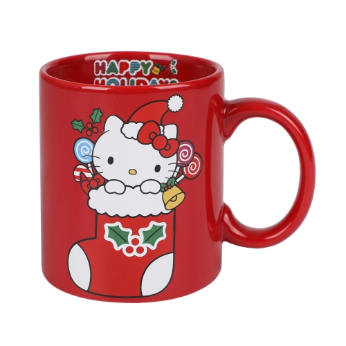 BIOWORLD  Hello Kitty Holiday Themed 16OZ Mug