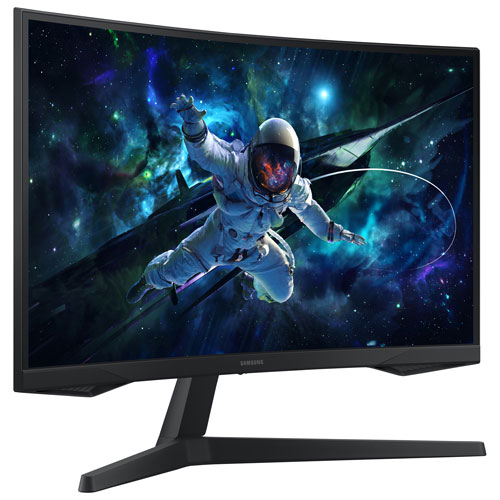 Samsung Odyssey G5 27" QHD 165Hz 1ms GTG Curved VA LED FreeSync Gaming Monitor (LS27CG550ENXZA) – Black