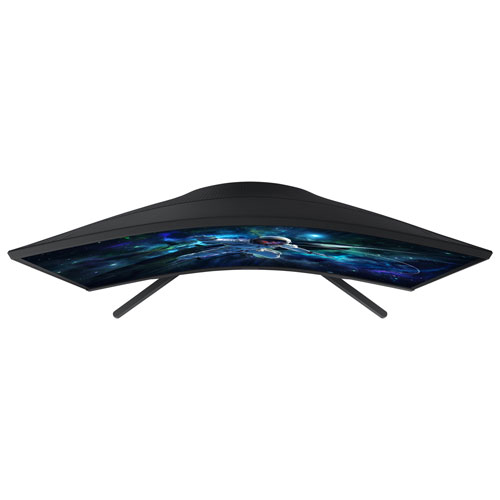 Samsung Odyssey G5 27" QHD 165Hz 1ms GTG Curved VA LED FreeSync Gaming Monitor (LS27CG550ENXZA) – Black