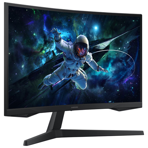 Image 3 of 7.. Samsung Odyssey G5 32" QHD 165Hz 1ms GTG Curved VA LED FreeSync Gaming Monitor – Black