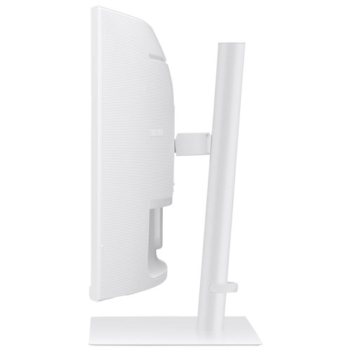 Moniteur FreeSync 34 po DEL VA incurvé WQHD 100 Hz de Samsung avec temps de réponse de 5 ms gris à gris - Blanc chaud