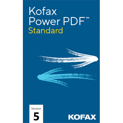 Kofax Power PDF Standard 5.0, Lifetime License, 1-PC