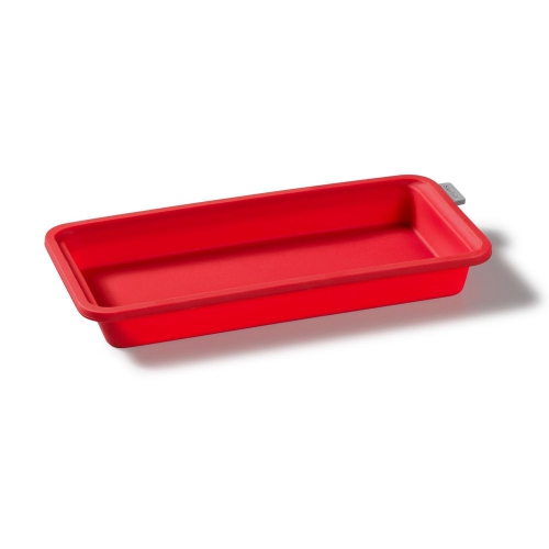 Starfrit - Set of 2 Soft Silicone Baking Dishes, Dishwasher Safe, Red