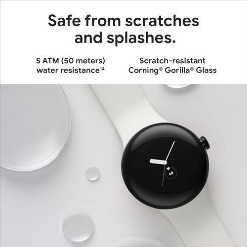 Google Pixel Watch, Champagne Gold Stainless Steel Case, Active Band in Hazel Brand New