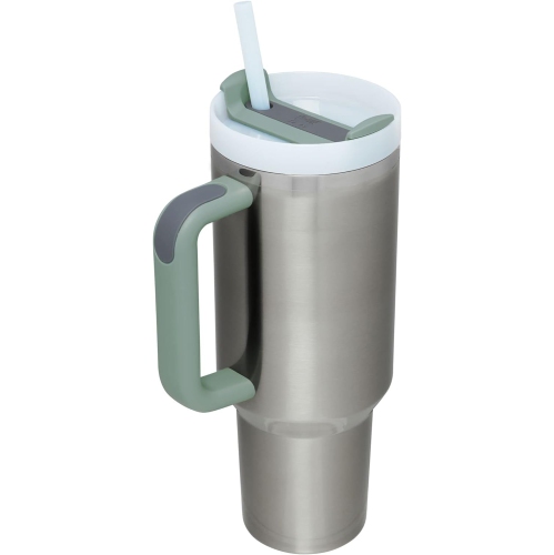 Stanley Quencher – gobelet isotherme en acier inoxydable de H2,0 oz FlowState avec couvercle et paille pour l’eau, le thé glacé ou le café, les