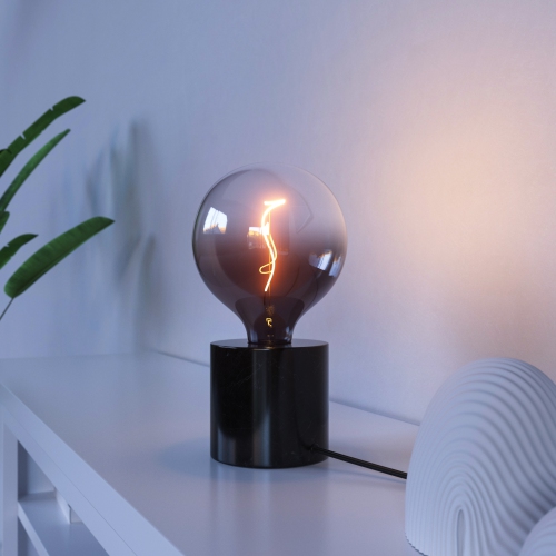 BAZZ Black Marble Table Lamp 4W 150 Lumens 2200K 80+CRI LED Bulb Included, T1002BK