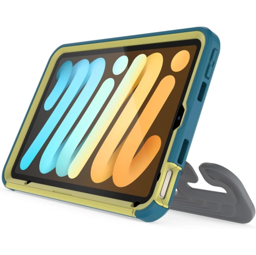OtterBox – Étui EasyGrab pour enfants iPad Mini avec protecteur d’écran intégré, jaune galaxie
