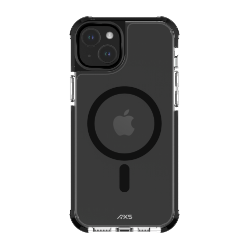 AXS PROShield Plus MagSafe Compatible Drop-tested Clear Case for Apple iPhone 15 Plus | Black