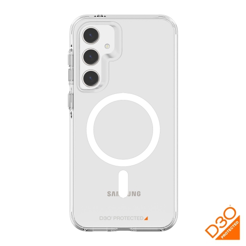 AXS Crystal Shield D3O® Case made with recycled materials MagSafe Compatible for Samsung Galaxy S23 FE | Clear