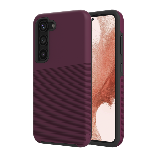 AXS PROTech Plus Dual-Layered Anti-Shock Sleek Case for Samsung Galaxy S23 | Sangria