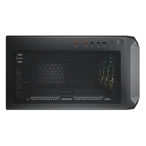 Cougar – Boîtier d'ordinateur mi-tour ATX ARCHON 2 RGB, panneau latéral en verre trempé, 3 ventilateurs 120 mm ARGB préinstallés, noir