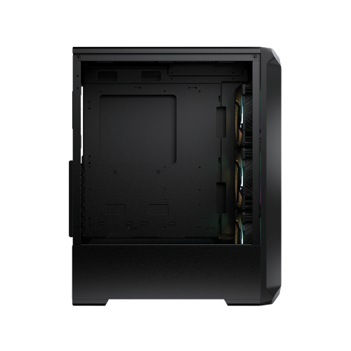 Cougar – Boîtier d'ordinateur mi-tour ATX ARCHON 2 RGB, panneau latéral en verre trempé, 3 ventilateurs 120 mm ARGB préinstallés, noir