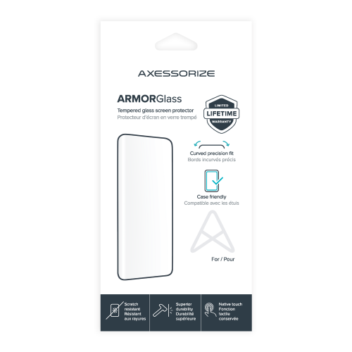 AXS ARMORGlass Curved Screen Protector for Samsung Galaxy S23 Ultra