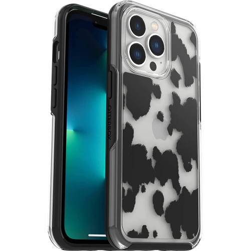 OtterBox Symmetry Series Case for iPhone 13 Pro, Cow Print