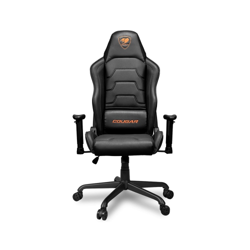 Cougar Armor Air Office Gaming Chair Dual High Back - Ergonomic, High Back Premium Breathable PVC Leather Reclining Backrest Headrest & Lumbar