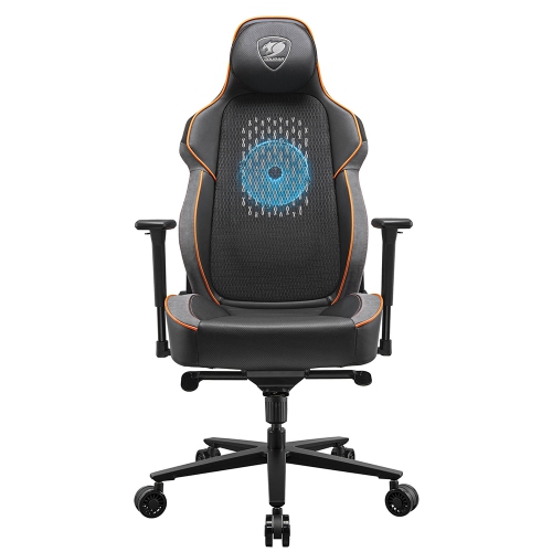 Cougar NxSys Aero Office Gaming Chair 200mm RGB Fan - Ergonomic, High Back Premium Breathable PVC Leather Reclining Backrest Headrest & Lumbar