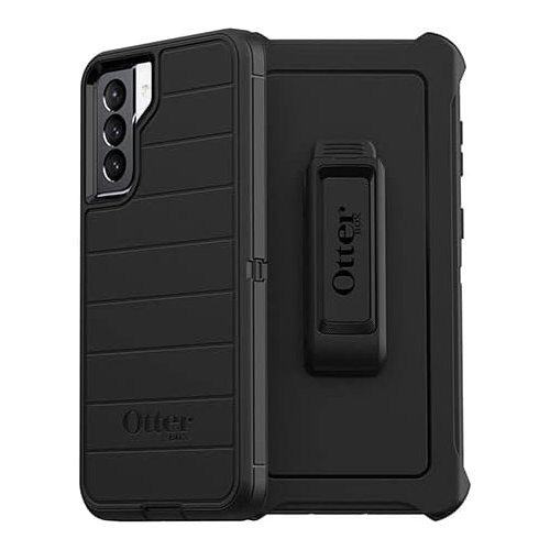 OtterBox Defender Series Case & Holster for Samsung Galaxy S21 Plus 5G, Black