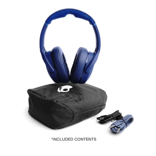 Skullcandy Crusher Evo Wireless Over-Ear Bluetooth Headphones for iPhone  and Android with Mic - Blue/Green