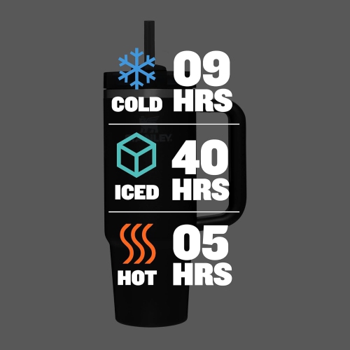 Stanley Quencher – gobelet isotherme en acier inoxydable de H2,0 oz FlowState avec couvercle et paille pour l’eau, le thé glacé ou le café, boisson