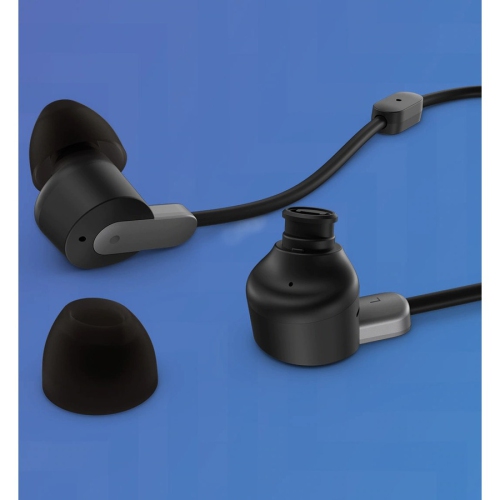 Lenovo In-Ear Active Noise Cancelling Headsets with Mic - Thunder Black