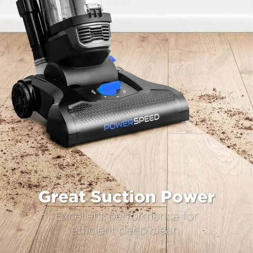 Eureka PowerSpeed Bagless Upright Vacuum Cleaner with Pet Turbo - Black | High Performance Cleaning for Pet Owners