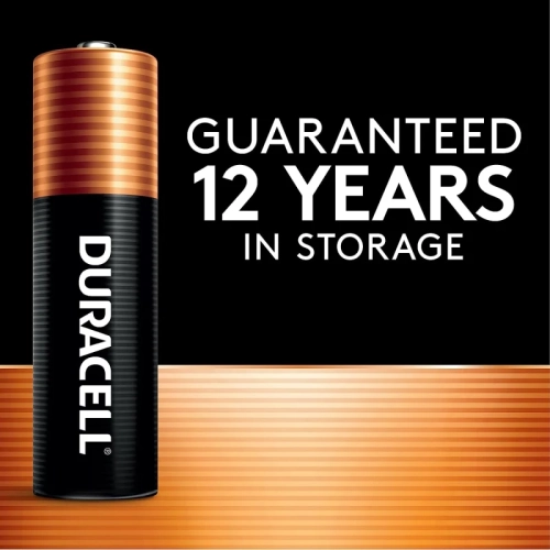 Duracell CopperTop AA Alkaline Batteries | Long-Lasting, All-Purpose Battery for Home & Business