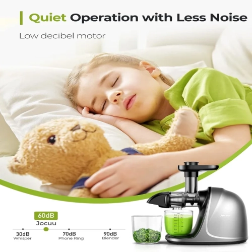 Centrifugeuse à pression à froid | modes à 2 vitesses, masticateur pour légumes et fruits | recettes, brosse, fonction de marche arrière | moteur