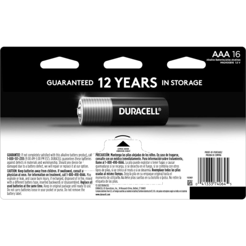 Piles alcalines AAA Coppertop de Duracell - longue durée, tout usage, triple A, pour la maison et le bureau