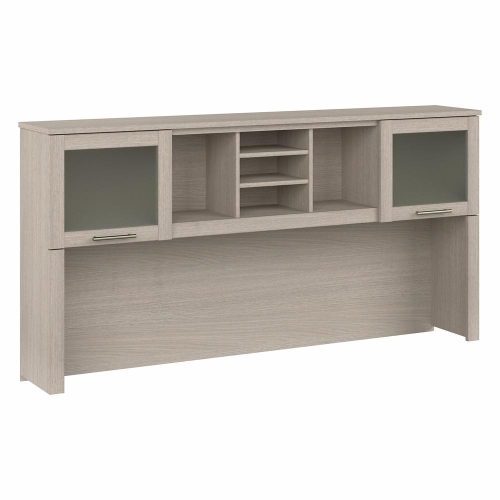 BUSH FURNITURE  Somerset 72W Desk Hutch Oak In Sand