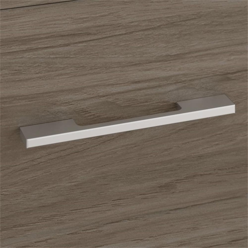 Bush – Classeur professionnel à 3 tiroirs Office 500 16&nbsp;W, assemblé, noyer moderne