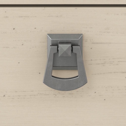 60W L Shaped Desk with Hutch, Lateral File Cabinet and 5 Shelf Bookcase