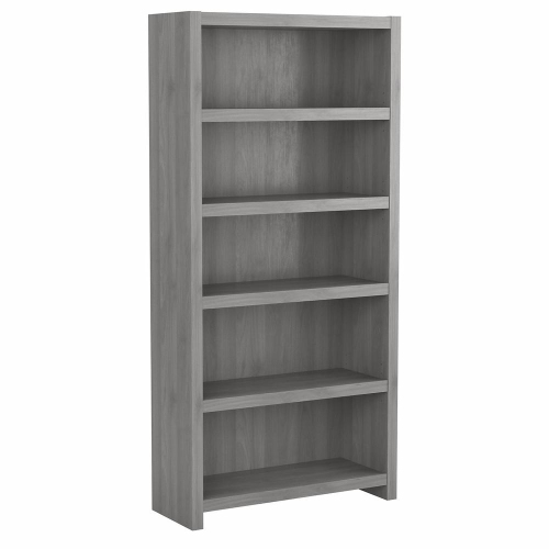 BUSH FURNITURE  Office By Kathy Ireland® Echo 5 Shelf Bookcase, Modern In Gray