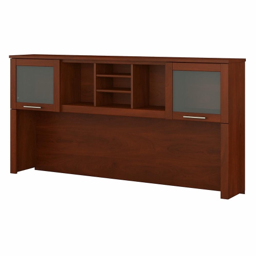 Bush Furniture Somerset 72W Desk Hutch, Hansen Cherry