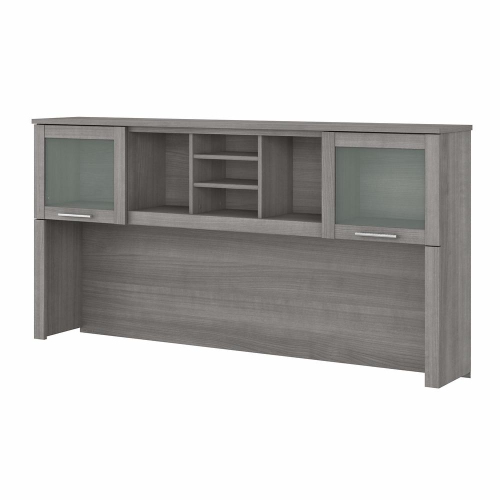 Bush Furniture Somerset 72W Desk Hutch, Platinum Gray