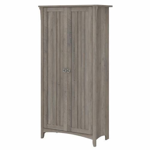 Salinas Tall Storage Cabinet With Doors - Bush Furniture