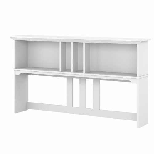 Bush Furniture – Étagère Salinas 60&nbsp;W pour bureau en L, blanc pur