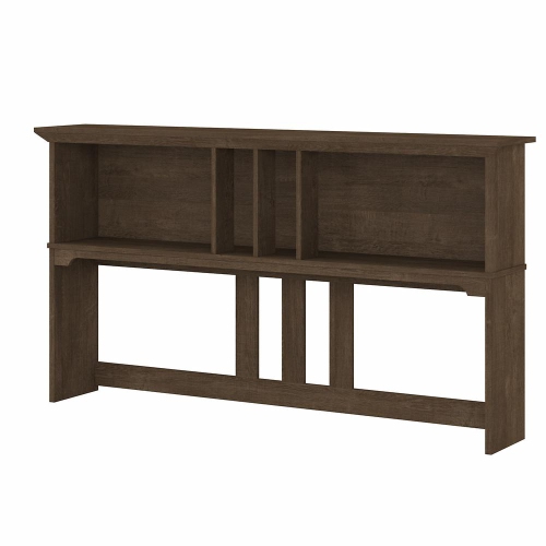 Bush Furniture – Étagère Salinas 60&nbsp;W pour bureau en L, brun cendré