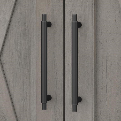 Key West Bathroom Wall Cabinet with Doors in Driftwood Gray - Engineered Wood