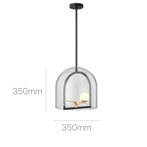 STRAK  Glass Pendant Lights Stoving Varnish Hang Lamp Bedroom Lights Creative Modern Art Design Home Decor Lighting