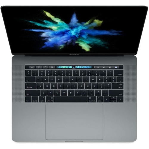 Apple MacBook Pro 15.4" - i7 2.9Ghz - 16GB + 512GB SSD - US QWERTY Keyboard – A1707 With Touch Bar Mid-2017 – Space Grey by APPLE - Refurbished condition - Image 2
