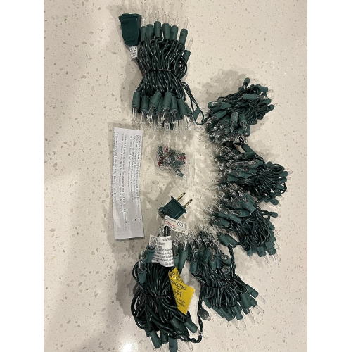 Home Accents 300 ct Incandescent Mini clear Christmas String Lights