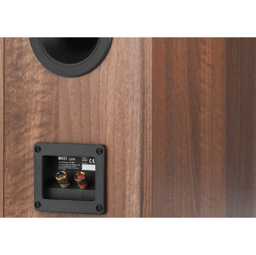Kef Q350 Bookshelf Speaker Walnut