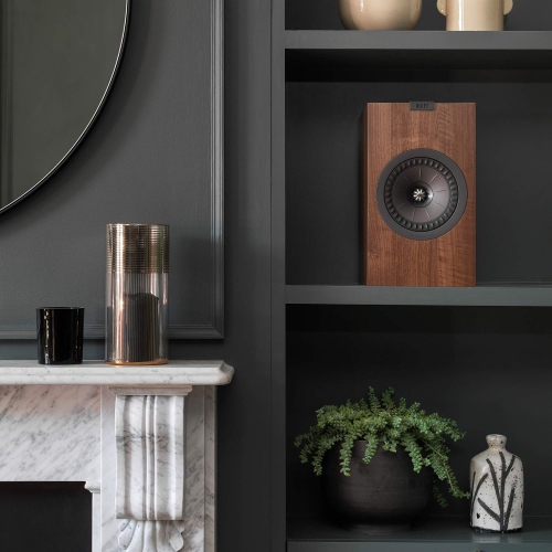 Kef Q350 Bookshelf Speaker Walnut