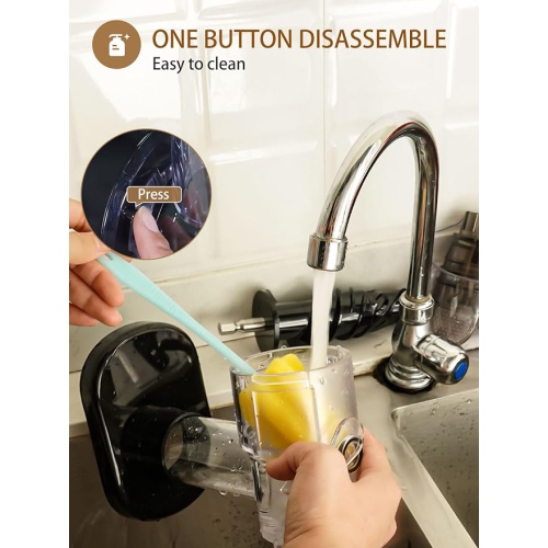 Wamife Slow Masticating Juicer Machine, Cold Press Juicer Extractor, 2 Modes & Reverse Function