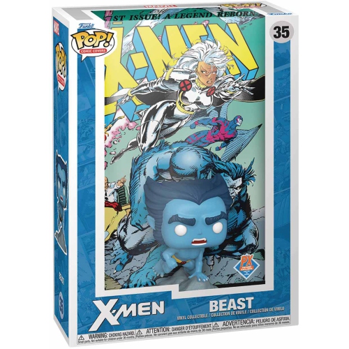 Pop Marvel X-Men 3.75 Inch Action Figure Comic Book Cover Exclusive - Beast #35